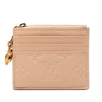 Louis Vuitton Monogram Empreinte Card Holder Flora Case Coin Purse Shamalow