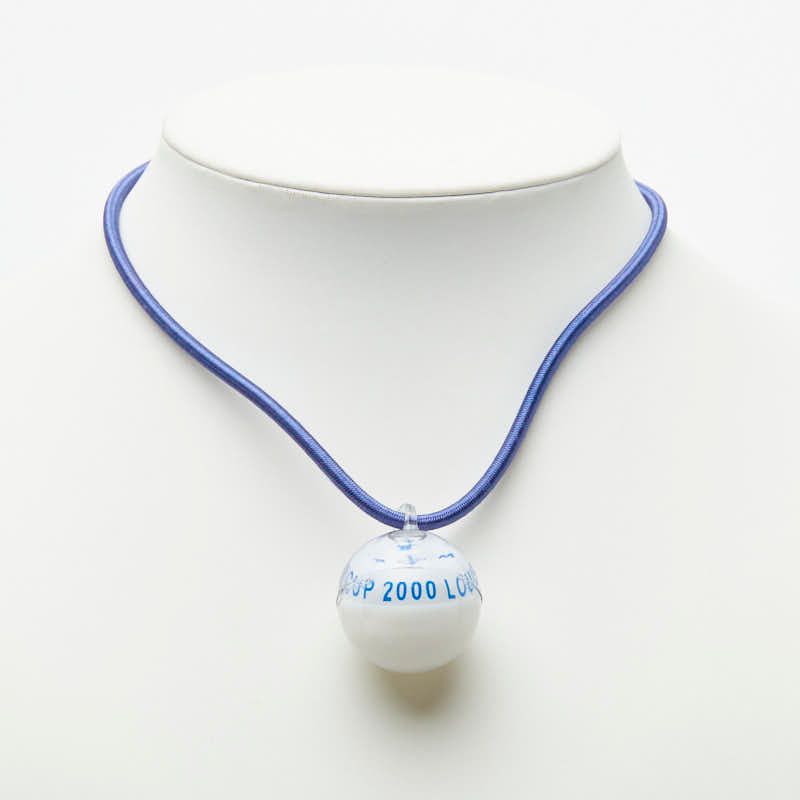 Louis Vuitton Cup Limited Compass Direction Magnet Necklace Choker Blue White — view 6