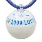 Louis Vuitton Cup Limited Compass Direction Magnet Necklace Choker Blue White — view 2