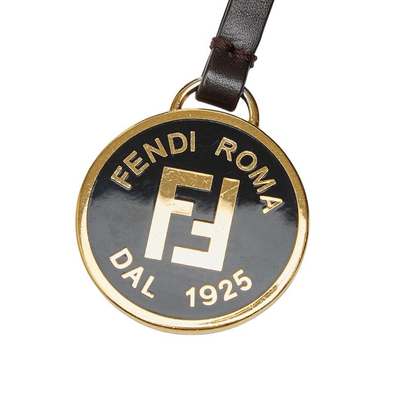 Fendi Zucca Crossbody Shoulder Bag Brown Canvas Leather — view 8