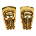 Dior Earrings Gold Black Plated — view 3