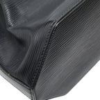 Louis Vuitton Epi Sac Depot GM Shoulder Bag Noir Black Leather — view 8