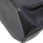 Louis Vuitton Epi Sac Depot GM Shoulder Bag Noir Black Leather — view 5