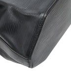 Louis Vuitton Epi Sac Depot GM Shoulder Bag Noir Black Leather — view 6