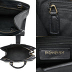 Saint Laurent Cabas Chic Shoulder Bag Black Leather — view 9