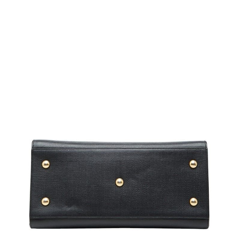 Saint Laurent Cabas Chic Shoulder Bag Black Leather — view 3