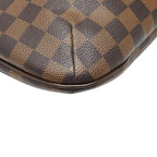 Louis Vuitton Damier Blue Msbeli PM Crossbody Shoulder Bag Brown Leather — view 5