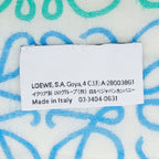 Loewe Anagram Shawl White Multicolor Silk Wool Scarf — view 6