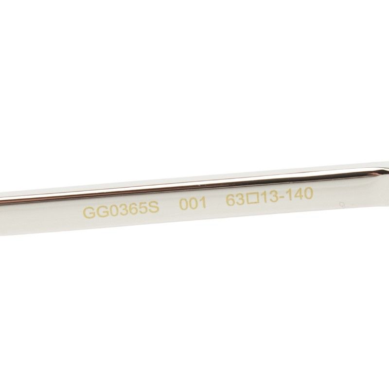 Gucci Sunglasses Gold Silver Plated Metal Eyewear — view 6