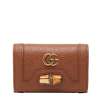 Gucci Diana Key Case Brown Leather Key Holder