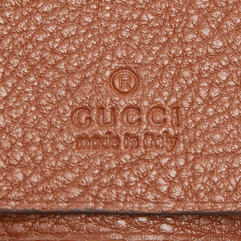 Gucci Diana Key Case Brown Leather Key Holder — view 8