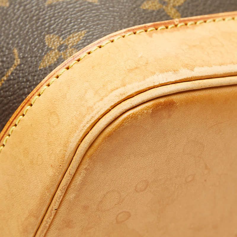 Louis Vuitton Monogram Alma PM Handbag Brown Leather — view 7
