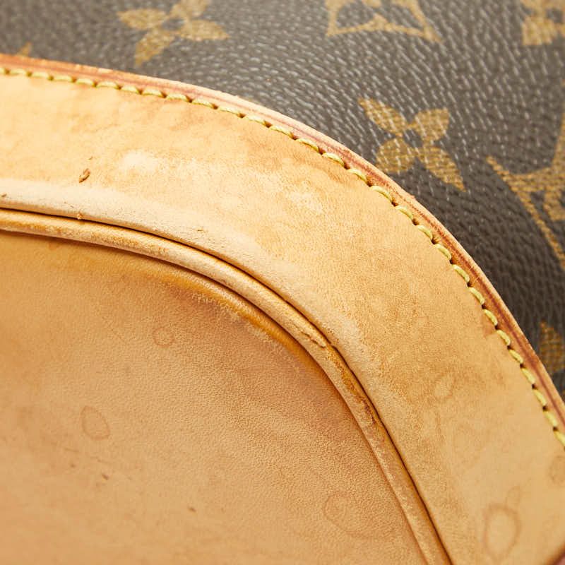 Louis Vuitton Monogram Alma PM Handbag Brown Leather — view 6