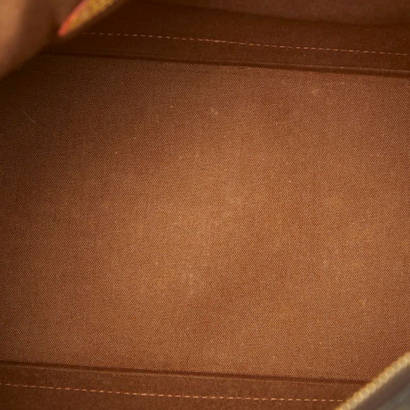 Louis Vuitton Monogram Alma PM Handbag Brown Leather — view 9