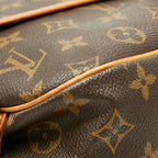Louis Vuitton Monogram Saumur 30 Crossbody Shoulder Bag Brown Leather — view 5