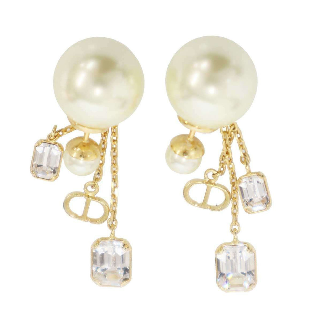 Dior Stone Pearl Earring