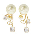 Dior Stone Pearl Earring