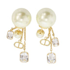 Dior Stone Pearl Earring