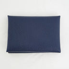 Hermes Calvi Duo Blue Navy Card Case Chevre Coin — view 2
