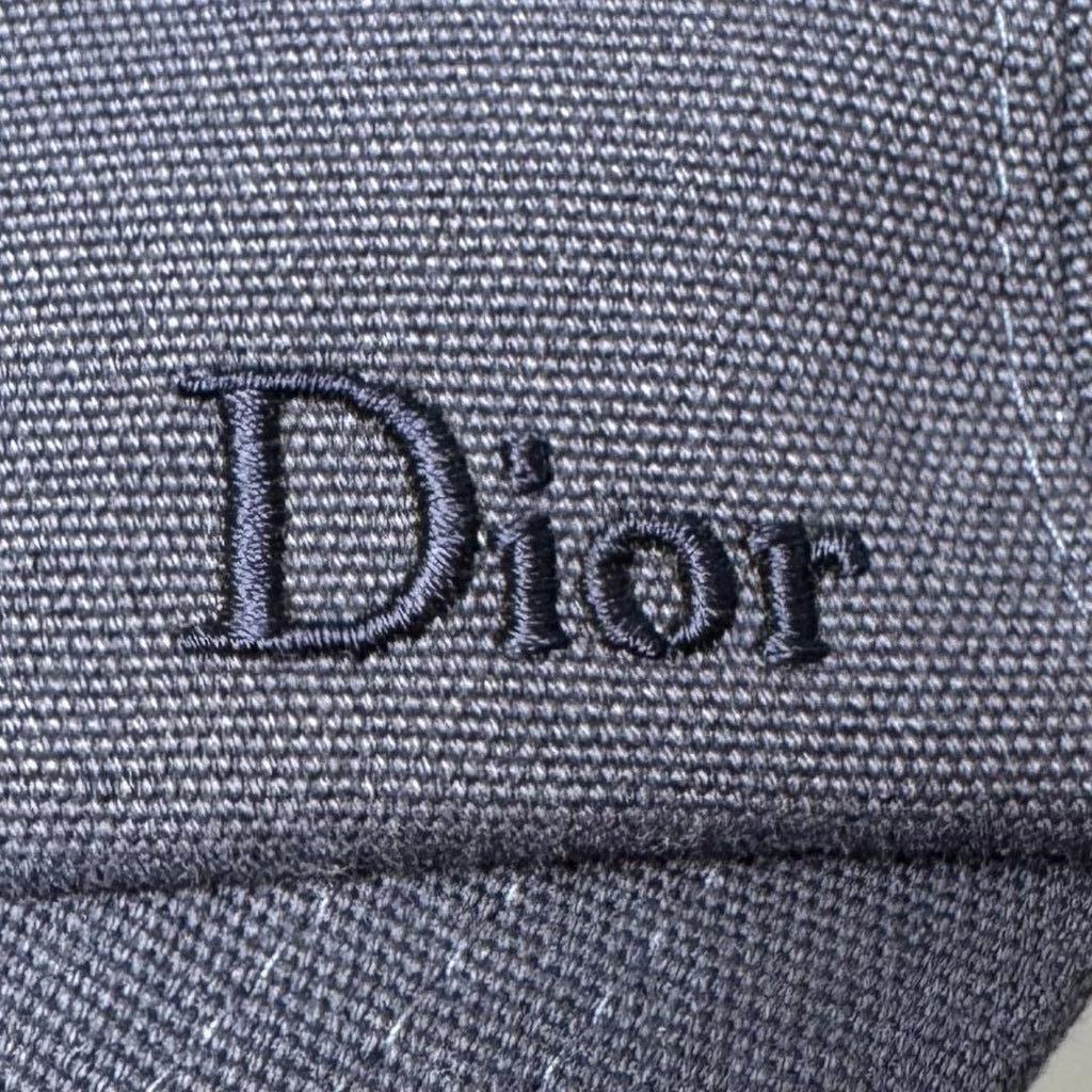 Dior Baseball Cap Logo Navy Hat — view 8
