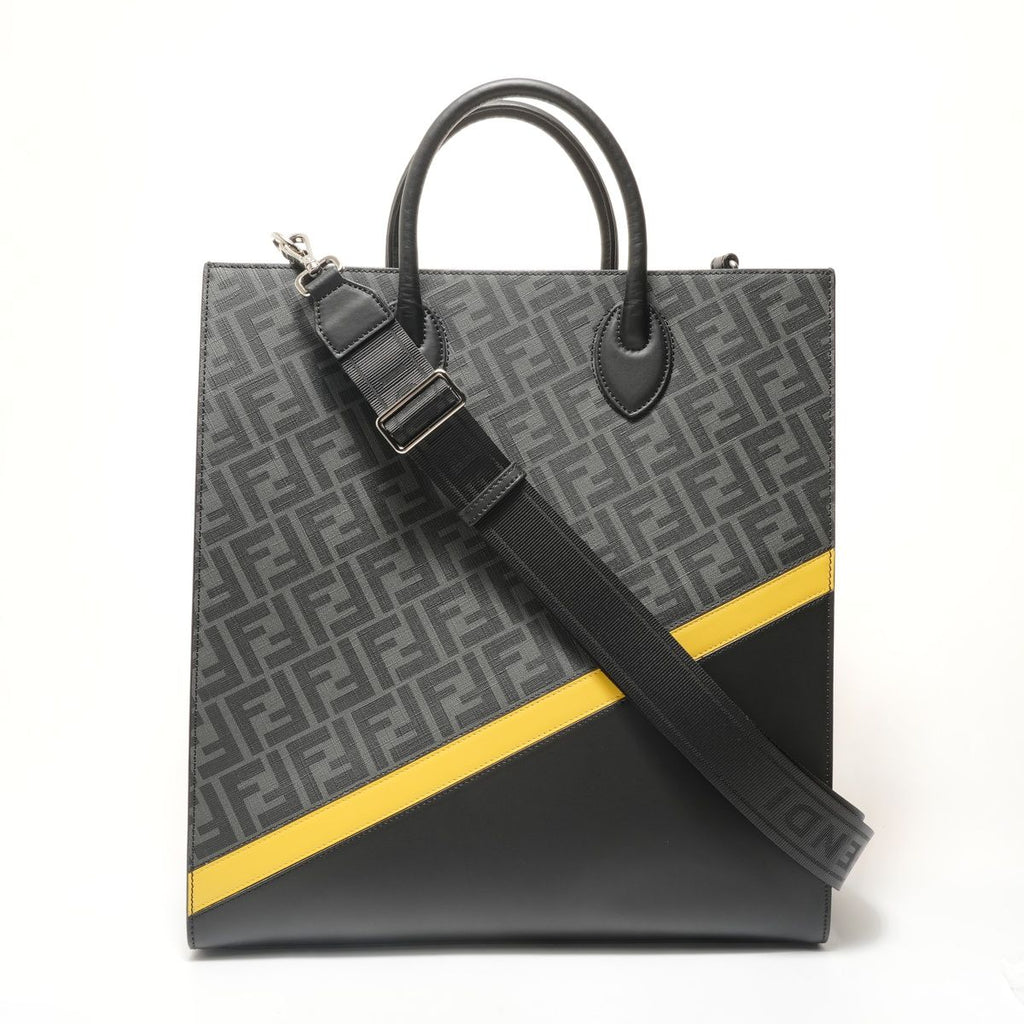 Fendi Handbag Vertical 2-Way Zucca