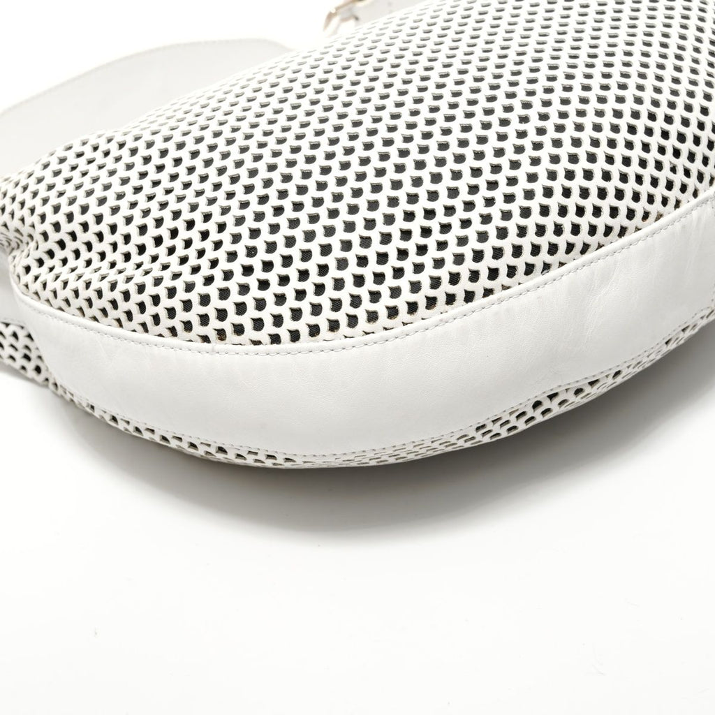 Dior Shoulder Bag Perforated Hobo Leather — view 5
