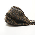 Fendi Shoulder Bag Zucca Canvas Chain — view 4