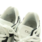 Celine Low Sneakers Shoes 40 White Black AD — view 4