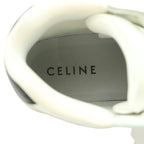 Celine High Top Sneakers Shoes 40 White Black AD — view 8