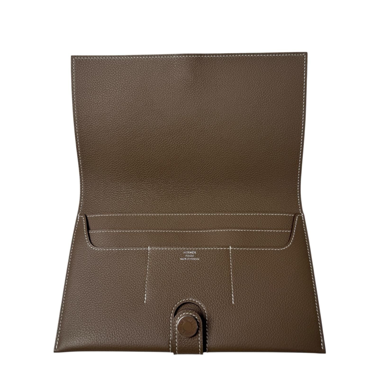 Hermes Rmstoutenmain Etoupe Wallet — view 5
