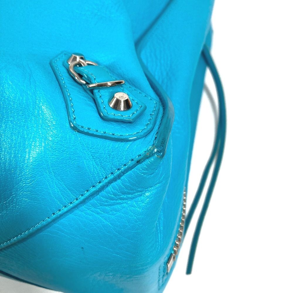 Louis Vuitton Shoulder Bag the Paper Leather Blue — view 6