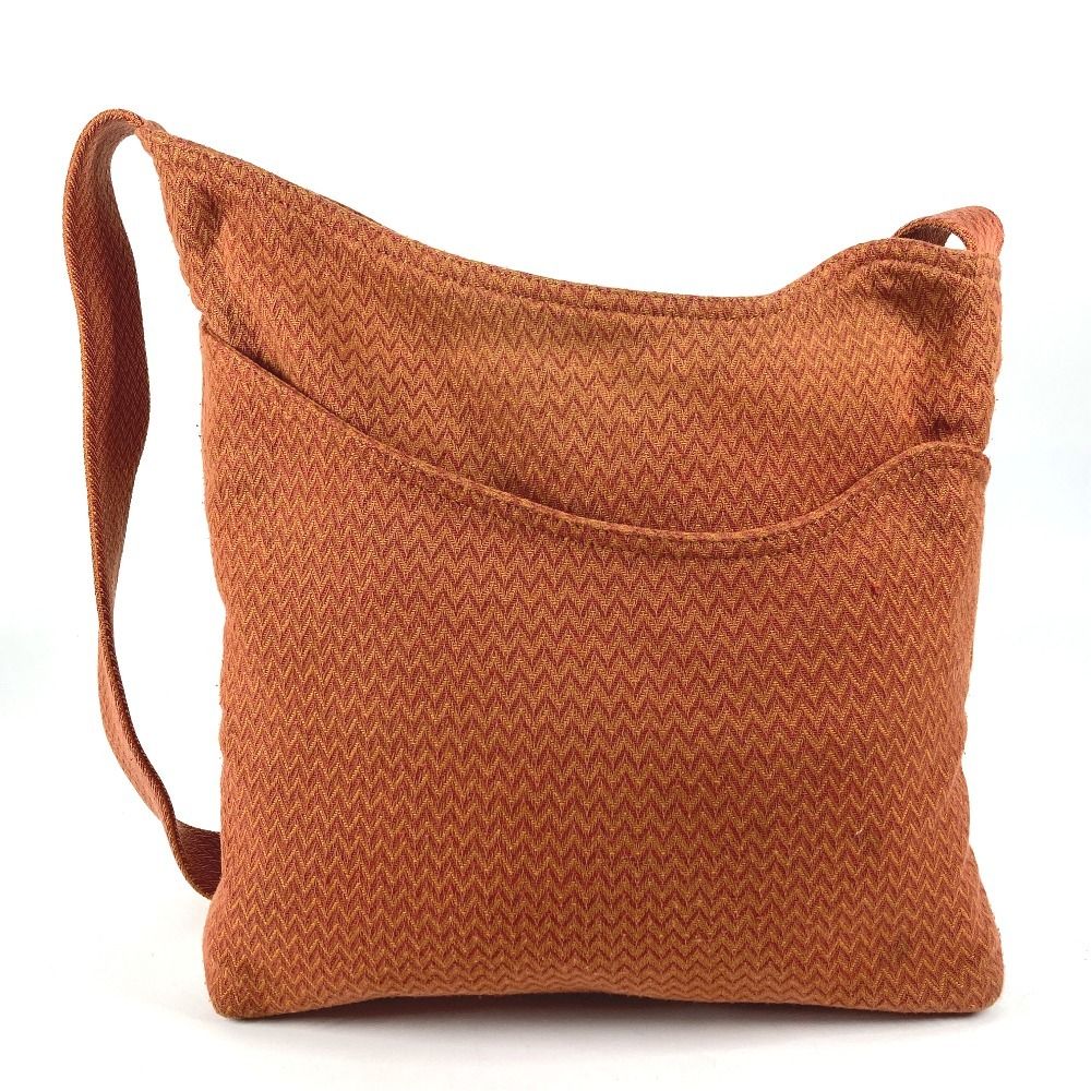 Hermes Shoulder Bag Sac de Panthere Canvas Orange