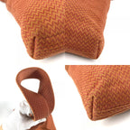 Hermes Shoulder Bag Sac de Panthere Canvas Orange — view 7