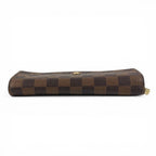 Louis Vuitton Wallet Portefeuille Sarah Damier Canvas Ebene Brown — view 2