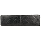 Chanel Big Quilted Single Flap Chain Shoulder Bag CC Logo Leather Black — view 5