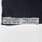 Hermes Carre 90 les Tuileries Chulli Park Scarf Silk Black Gold — view 2