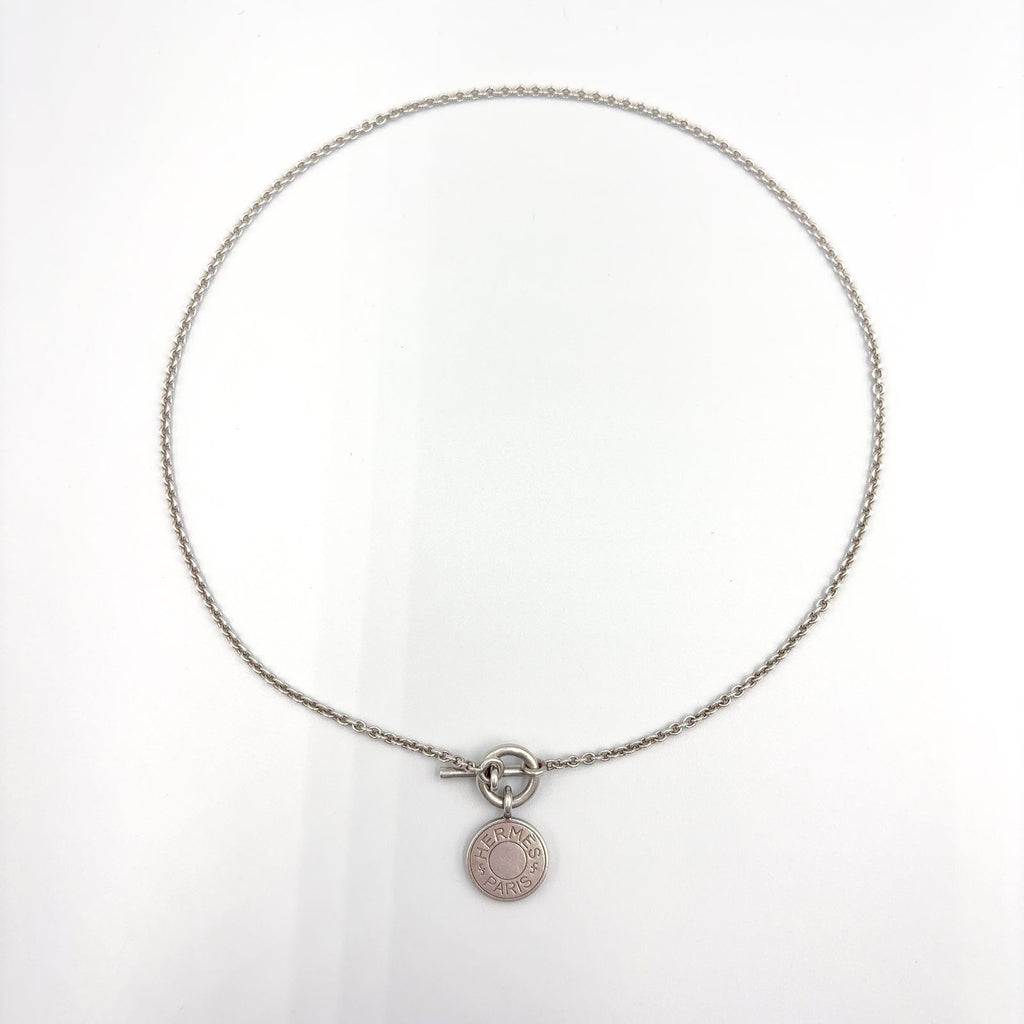 Hermes Amulet Series Exlibris Silver Necklace — view 3