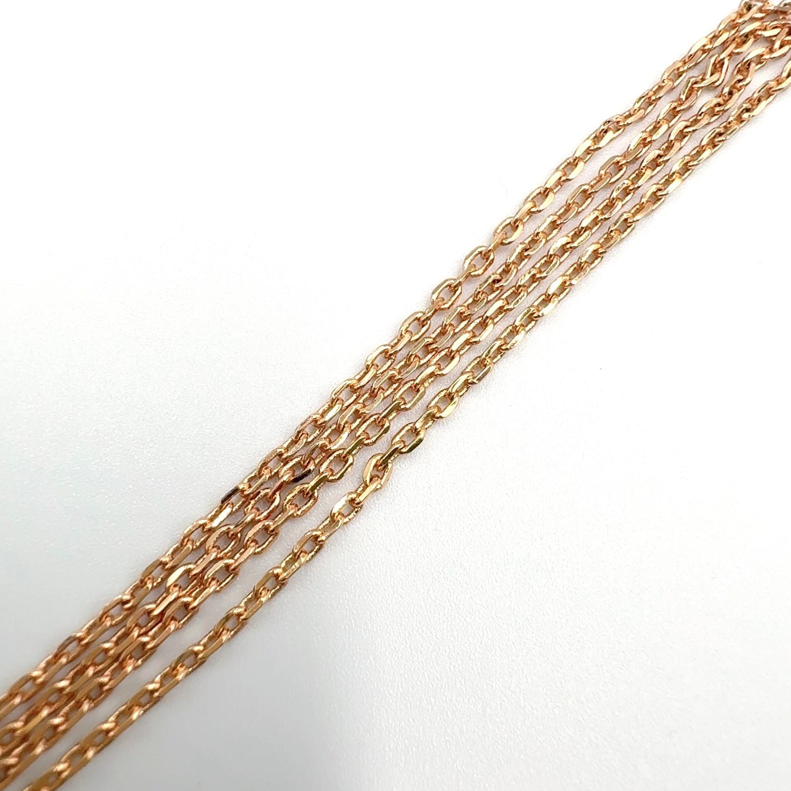 Hermes Pop Mini Cover le Metal Enamel Gray Beige Pink Gold White Necklace — view 6
