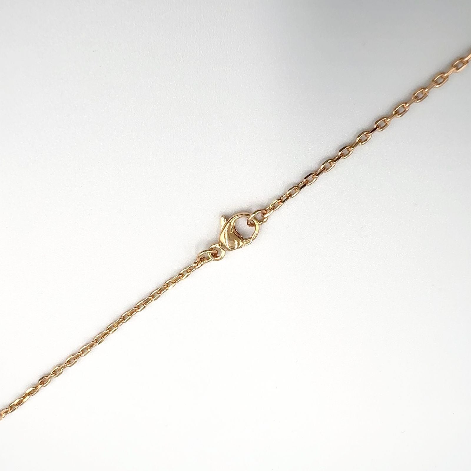 Hermes Pop Mini Cover le Metal Enamel Gray Beige Pink Gold White Necklace — view 7