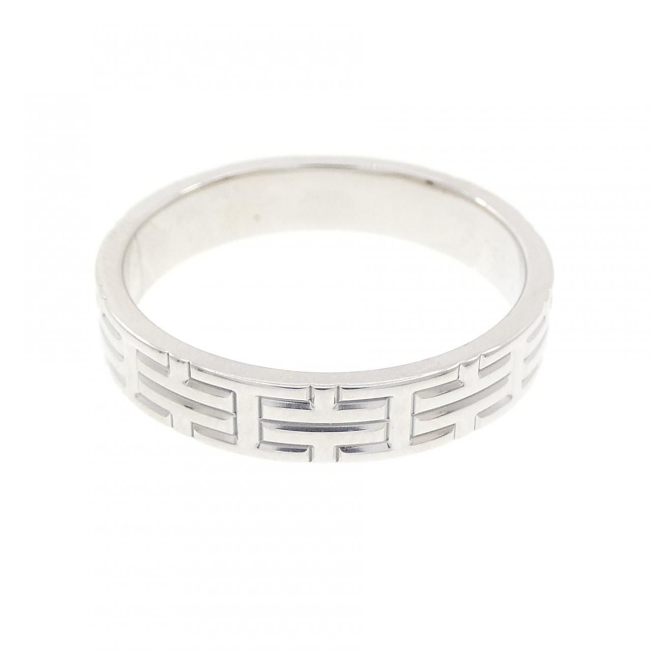 Hermes Kilim Ring White Gold