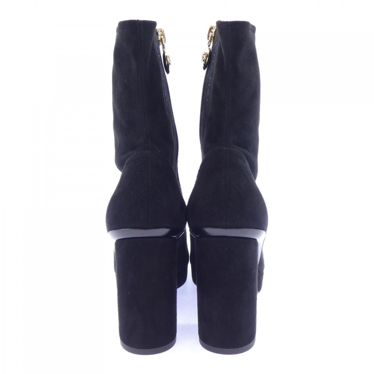 Chanel Short Boots Black — view 5
