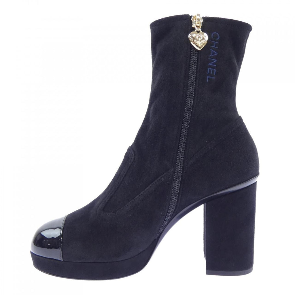 Chanel Short Boots Black — view 2