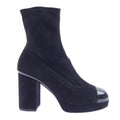 Chanel Short Boots Black