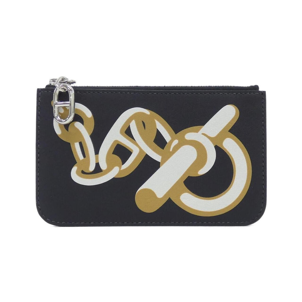 Hermes Zip Azap Chene D'ancre Card Case