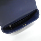 Chanel Bag Handbag Navy — view 6