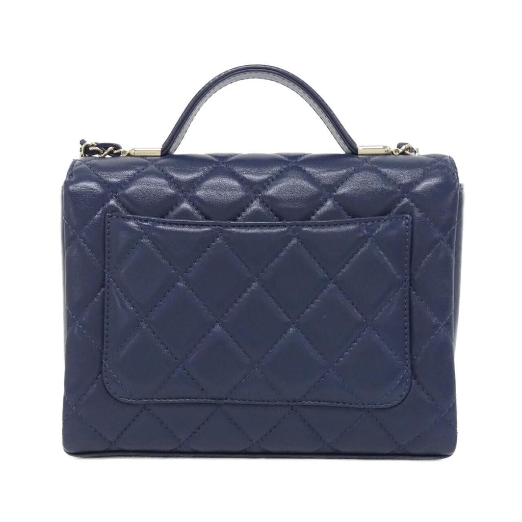 Chanel Bag Handbag Navy — view 2