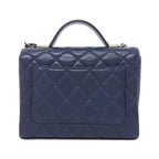 Chanel Bag Handbag Navy — view 2