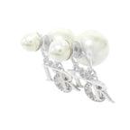 Dior Tribal Earrings Silver — view 2