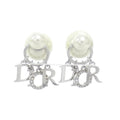Dior Tribal Earrings Silver