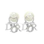Dior Tribal Earrings Silver